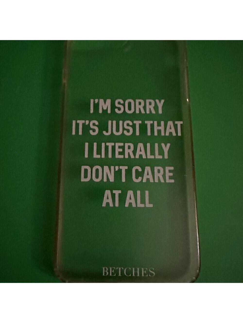iPhone 7/8 Plus clear hard back case with text